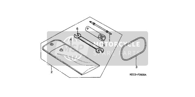 Honda SH100 1996 Outils pour un 1996 Honda SH100